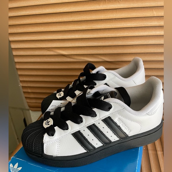 Adidas Superstar Classic Black and White Shoes